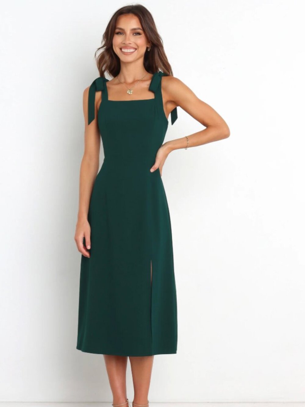 Petal and Pup Laurel Dress, Size 4, Emerald